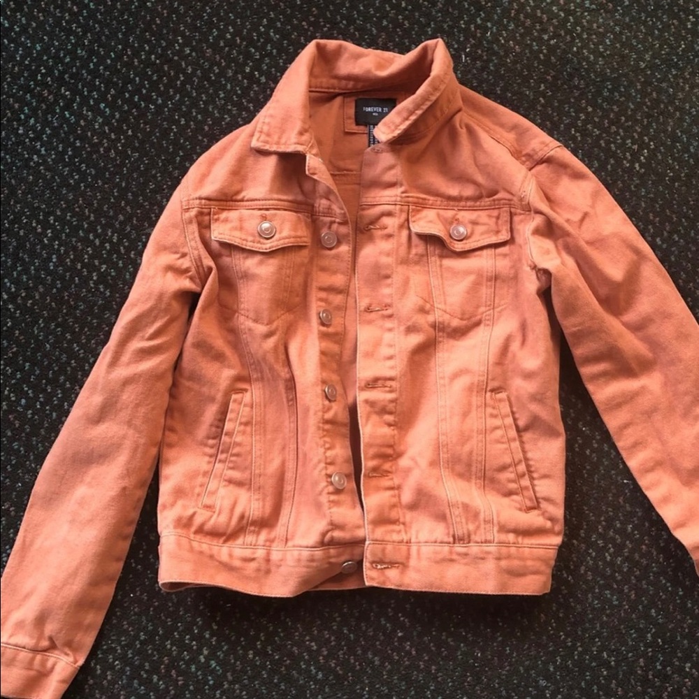 Salmon Forever21 Denim Jacket